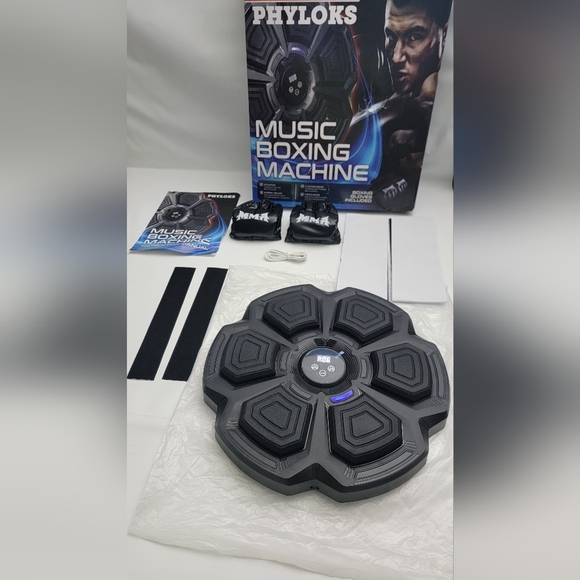 Smart Music Boxing Machine w/ Gloves โ Interactive LED Trainer - Picture 10 of 11